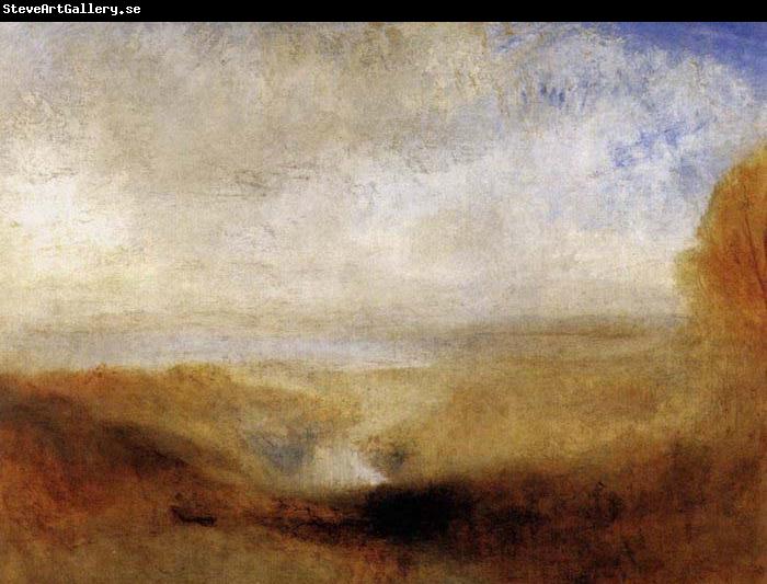 Joseph Mallord William Turner Landscape with a River and a Bay in the Background